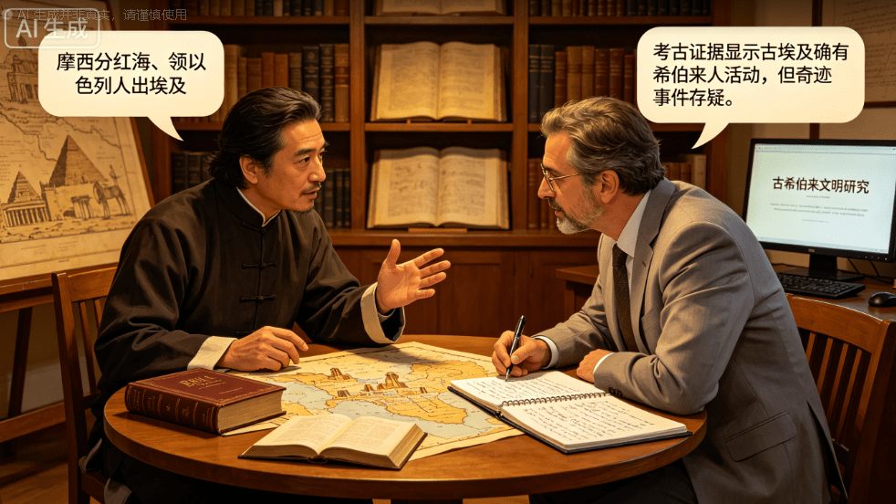 出埃及与出蒙昧：摩西的权杖与东方的智慧 ——出山博士与云梦泽人关于文明奠基者的跨时空对话